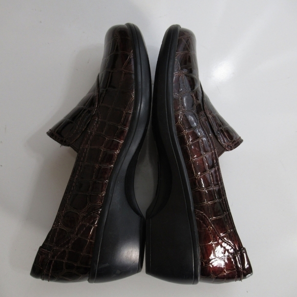 Clarks Bendables Patent Croc Embossed Loafers Shoes 38634 - Picture 14 of 14